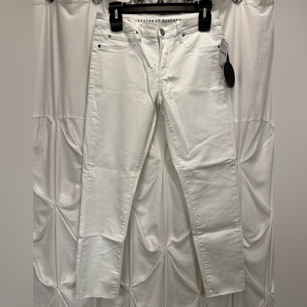 Articles of Society Women’s White Skinny Jeans NEW Size 27